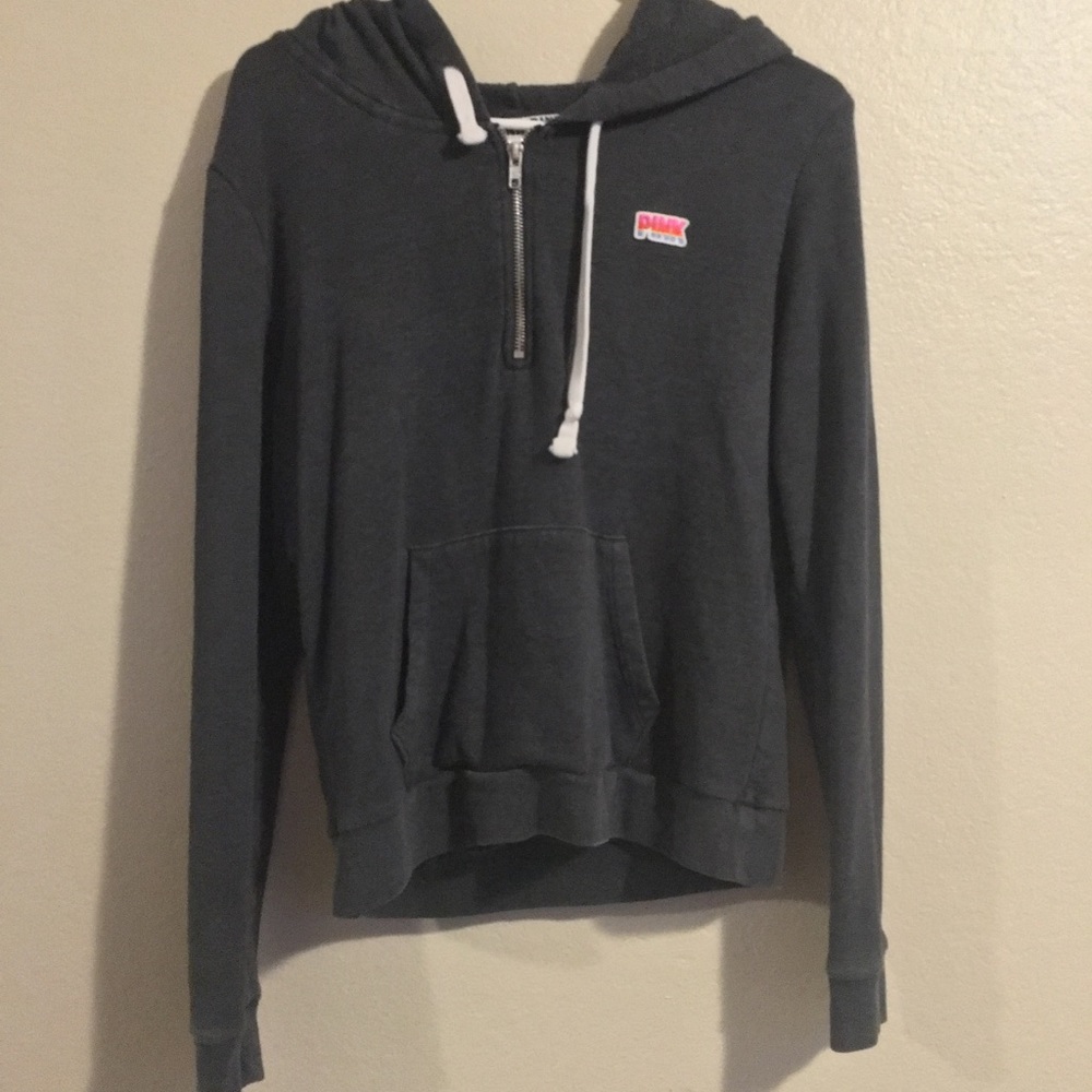 PINK grey sweater